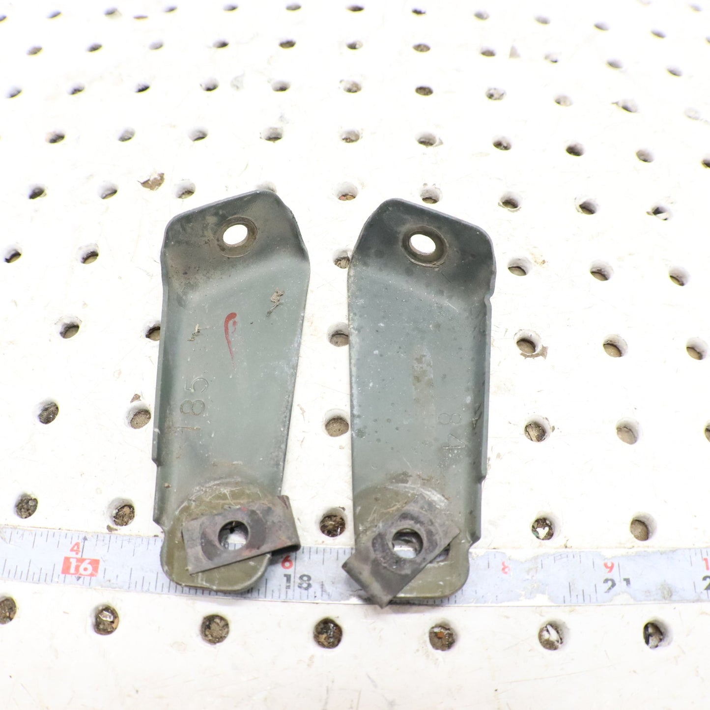 2008 Polaris Sportsman 800 FUEL TANK COVER MOUNTS 5247184 5247185