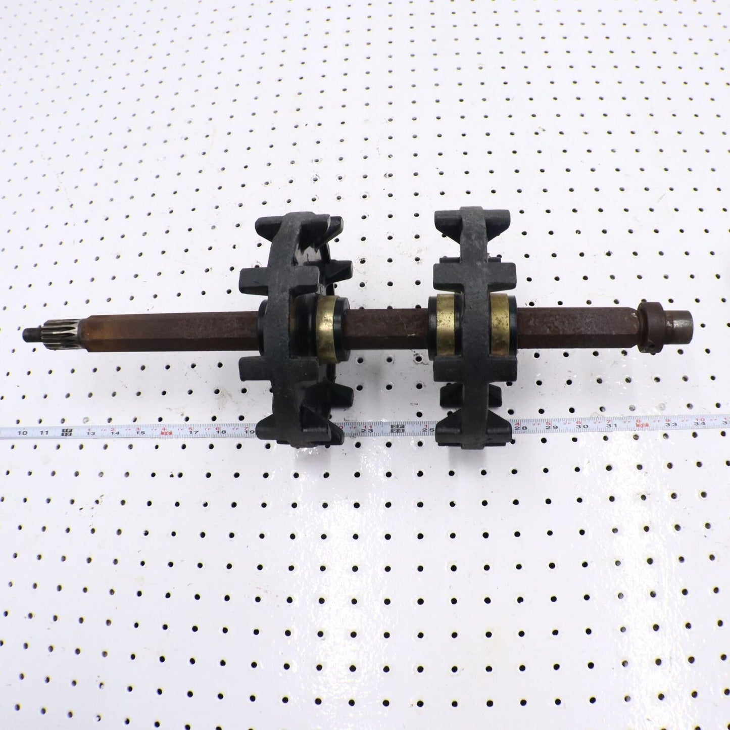 2002 ARCTIC CAT ZL 600 DRIVE COG KOG AXLE SHAFT W SPROCKETS  0728-049 