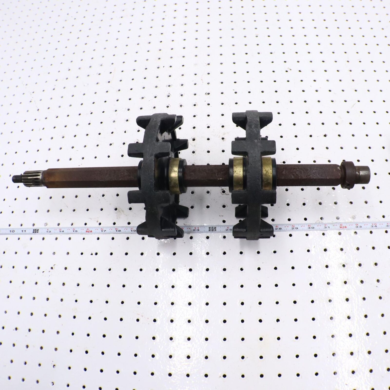 2002 ARCTIC CAT ZL 600 DRIVE COG KOG AXLE SHAFT W SPROCKETS  0728-049 