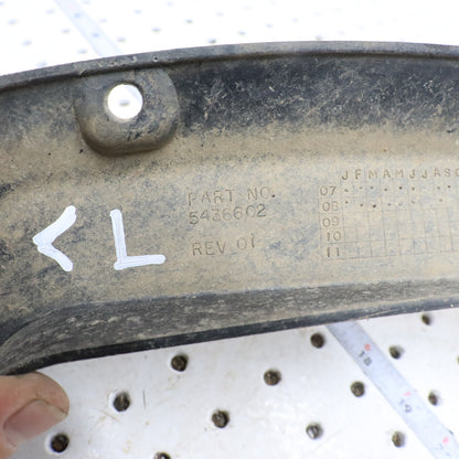 2009 Polaris Rzr 800 Fender Flare FRONT LEFT 5436602-070; 5438207-070