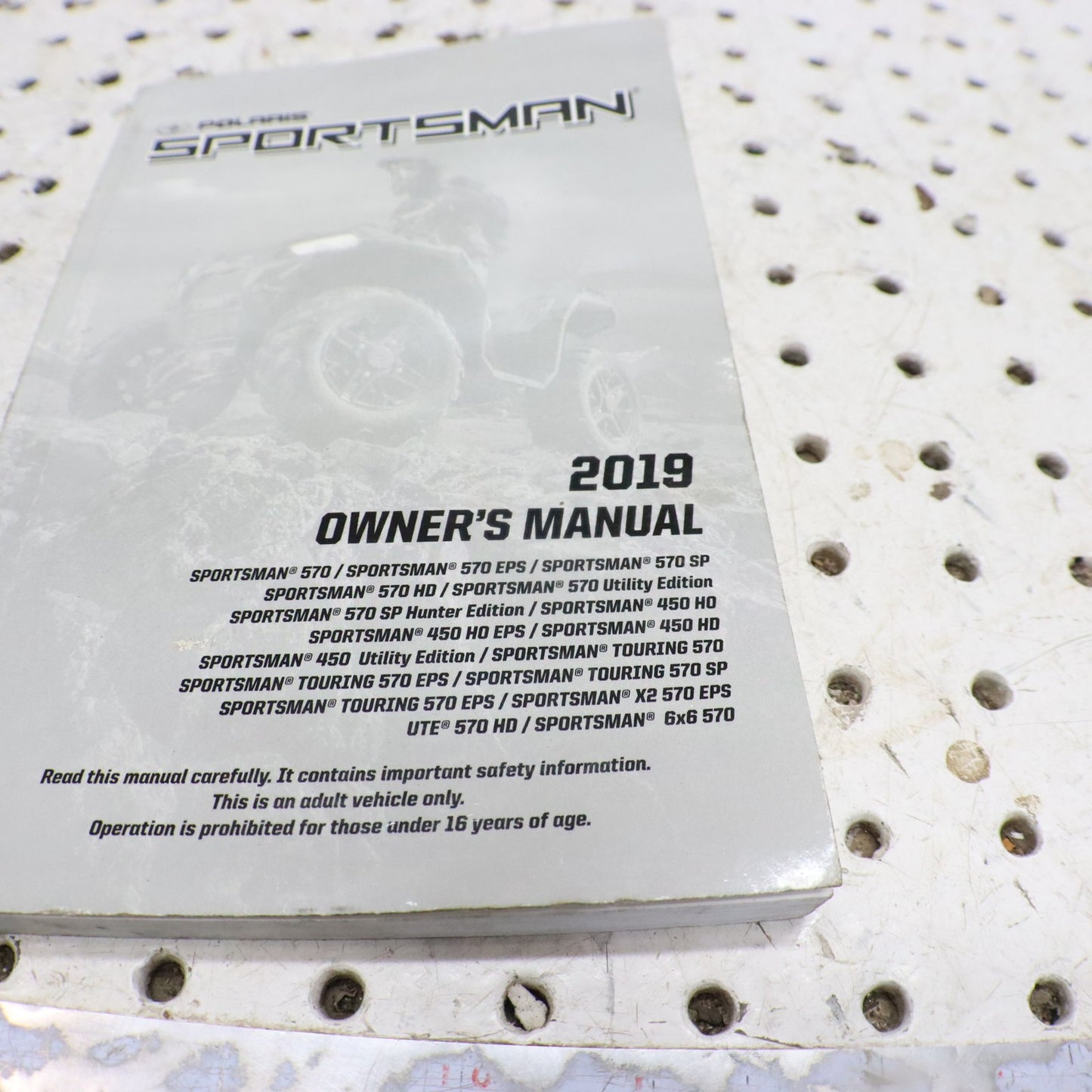 2019 Polaris Sportsman 570 Owners Manual 9929536