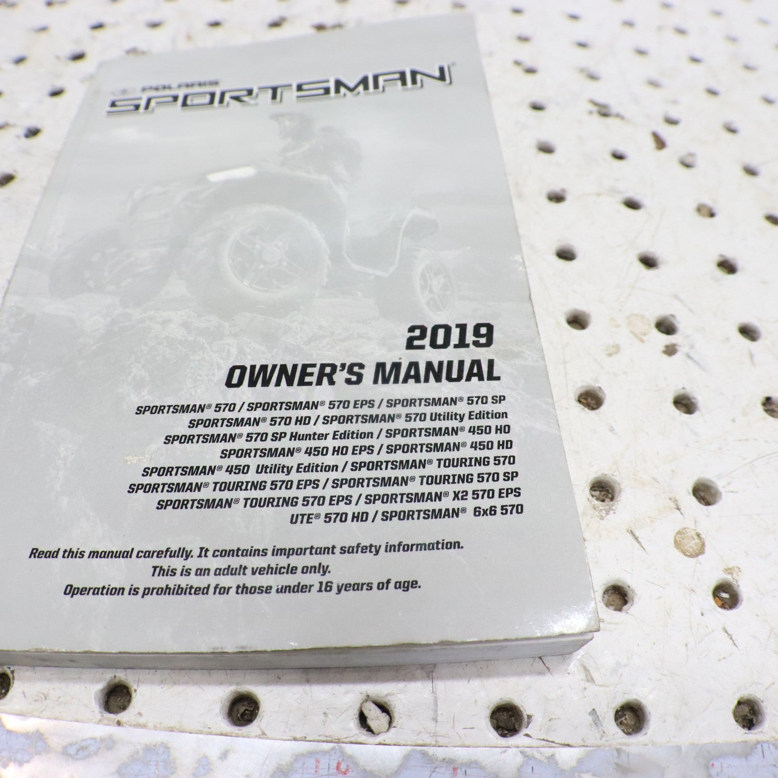 2019 Polaris Sportsman 570 Owners Manual 9929536