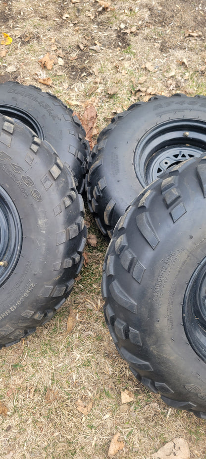 2016 polaris sportsman 570 atv tires and wheels, carlisle at489 25x8r12, 25x10r12, 25x8-12, 25x10-12