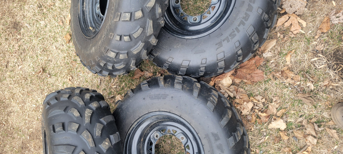 2016 polaris sportsman 570 atv tires and wheels, carlisle at489 25x8r12, 25x10r12, 25x8-12, 25x10-12